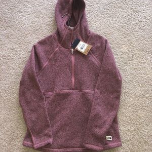 North face fleece hoodie NWT